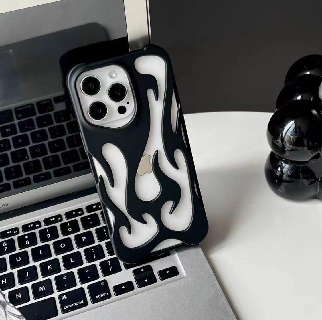 iPhone Flame Silicone Case