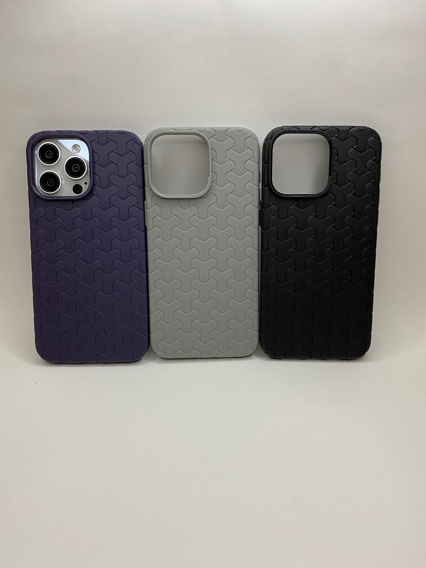 Woven ZigZag Silicone Case Iphone