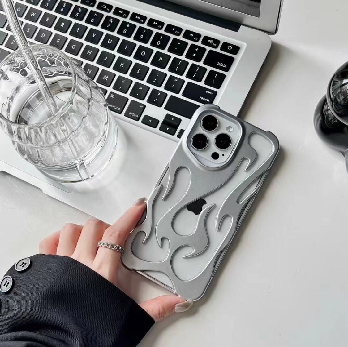 iPhone Flame Silicone Case