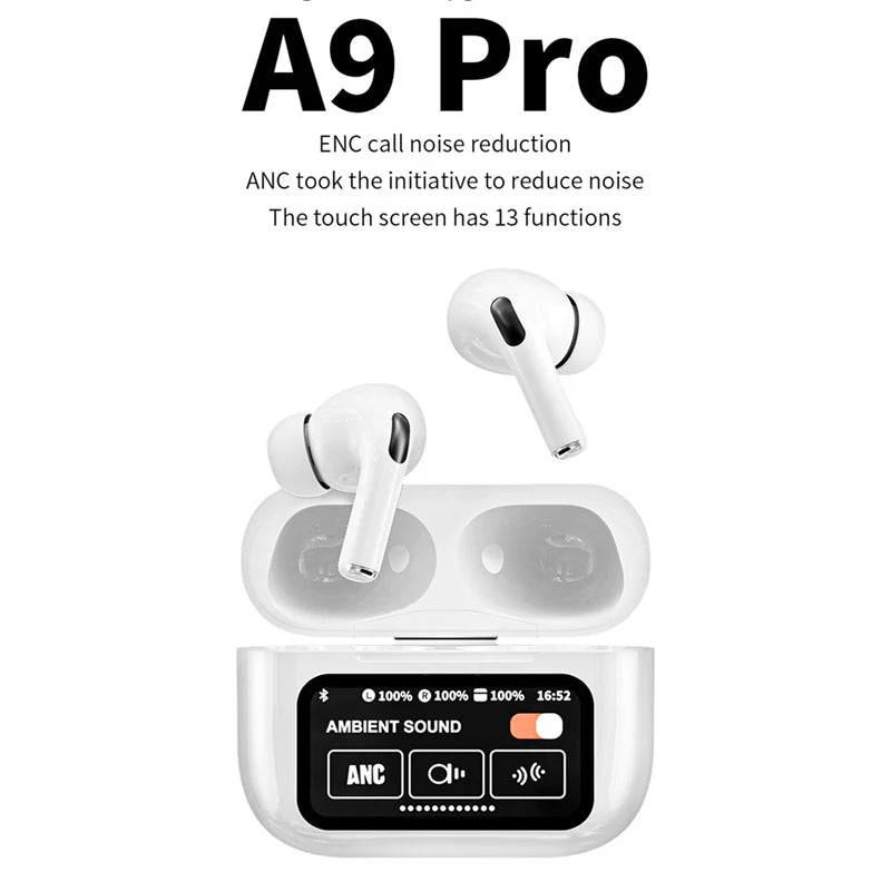 A9 Airpods Pro 2 Touch Screen ANC Bluetooth 5.4