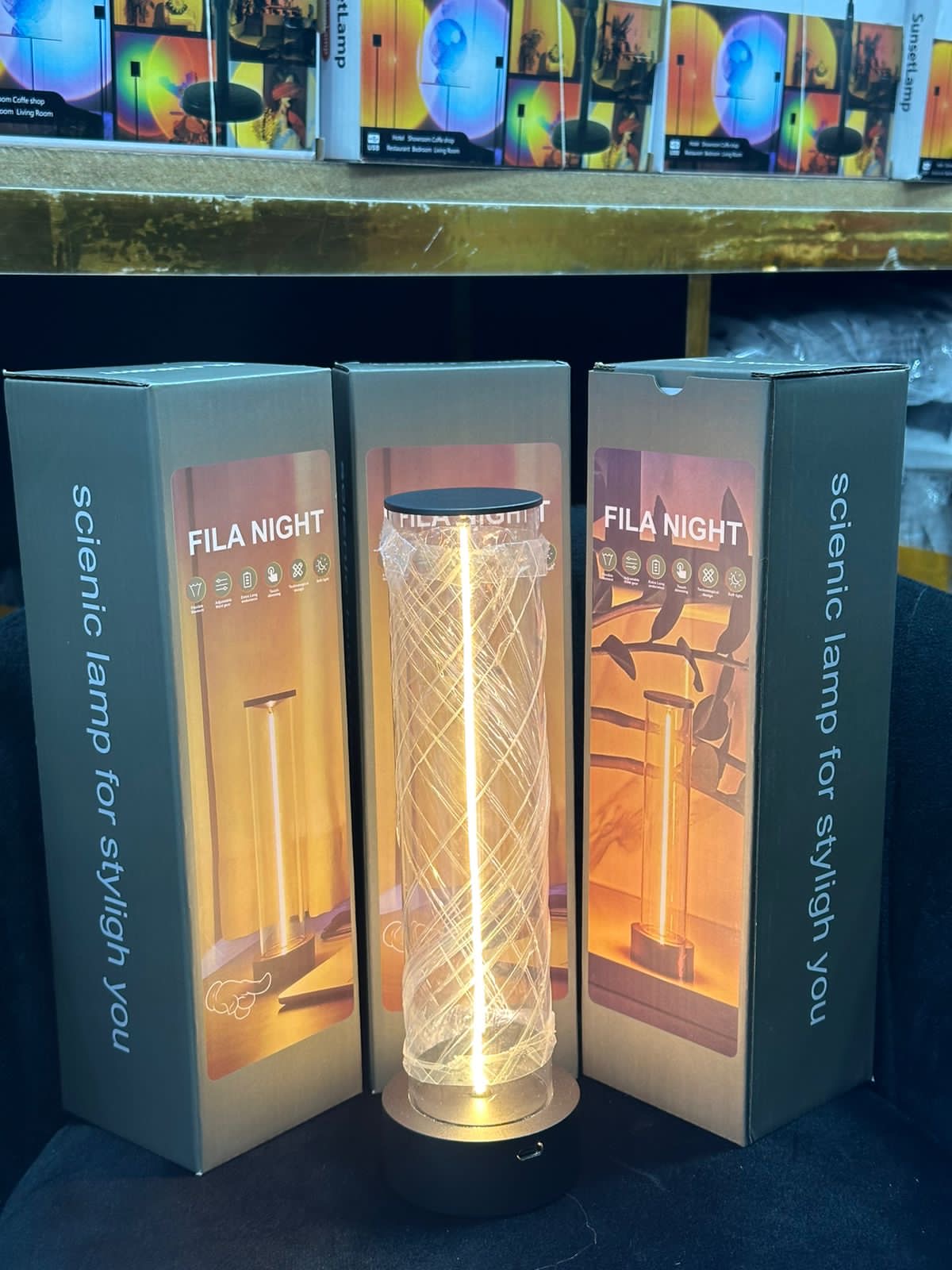 Fila Night Desk Lamp with Modern Design