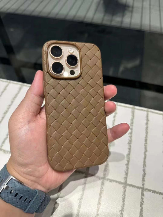 Woven Leather Feel Case iPhone