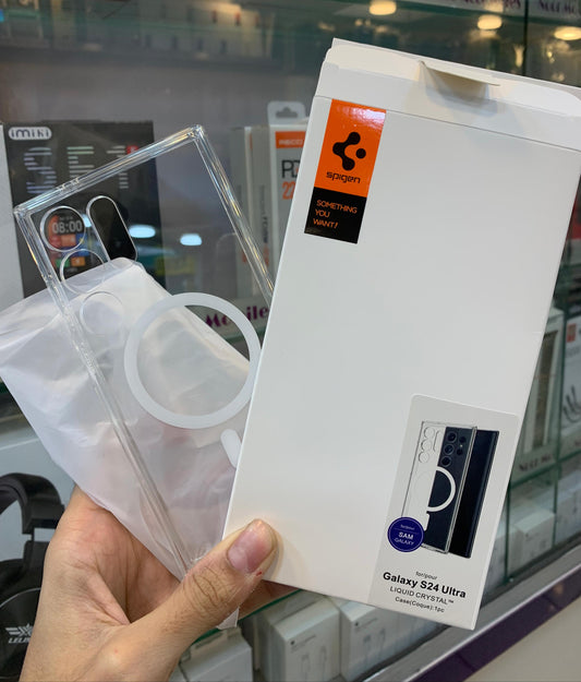 Spigen MagSafe Clear Case for S24/S23 Ultra High Quality