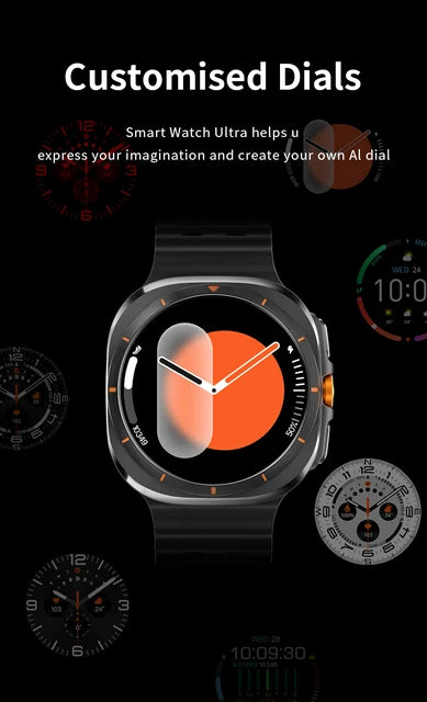 Galaxy Watch W7 Ultra Amoled Screen