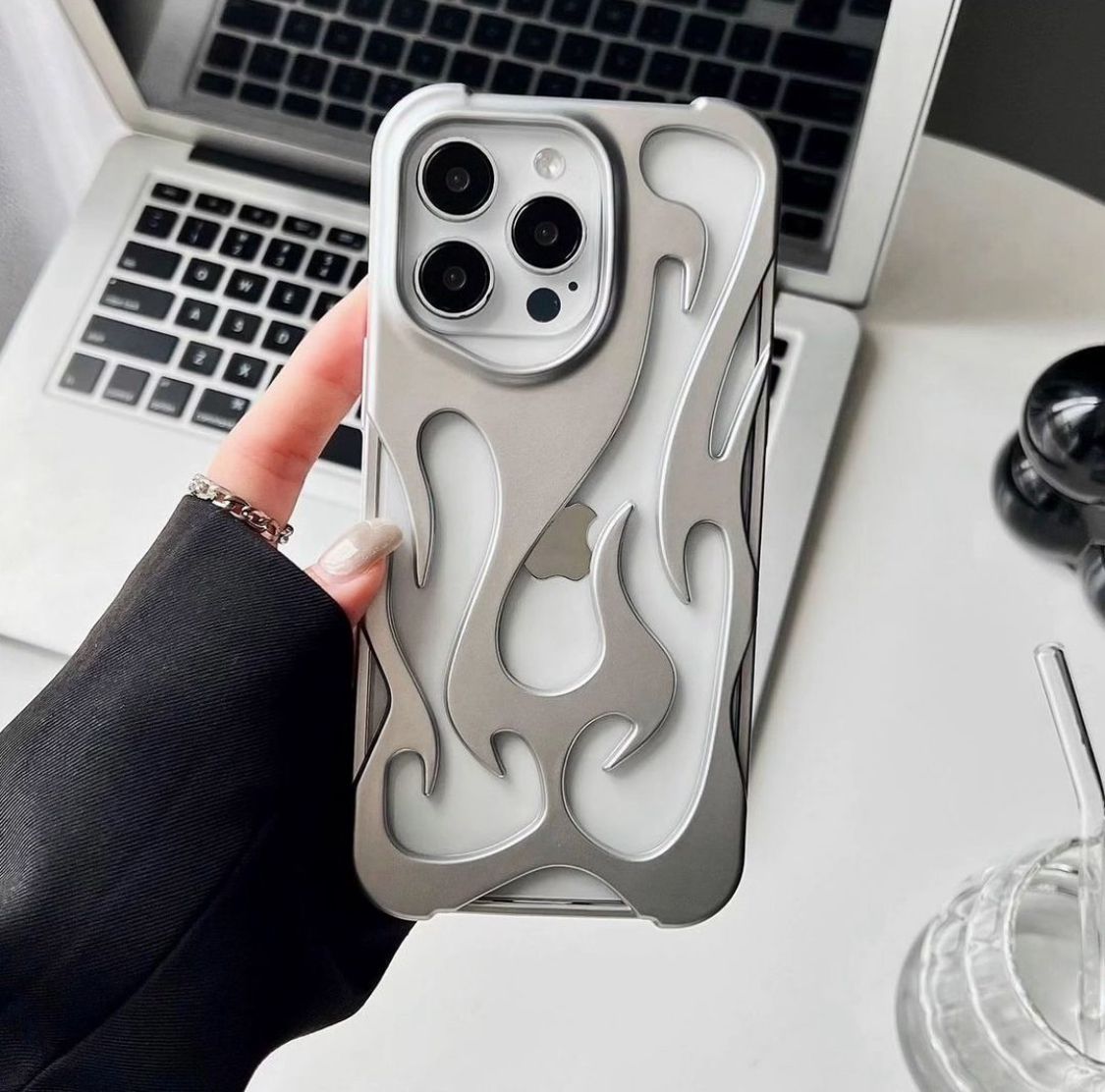 iPhone Flame Silicone Case