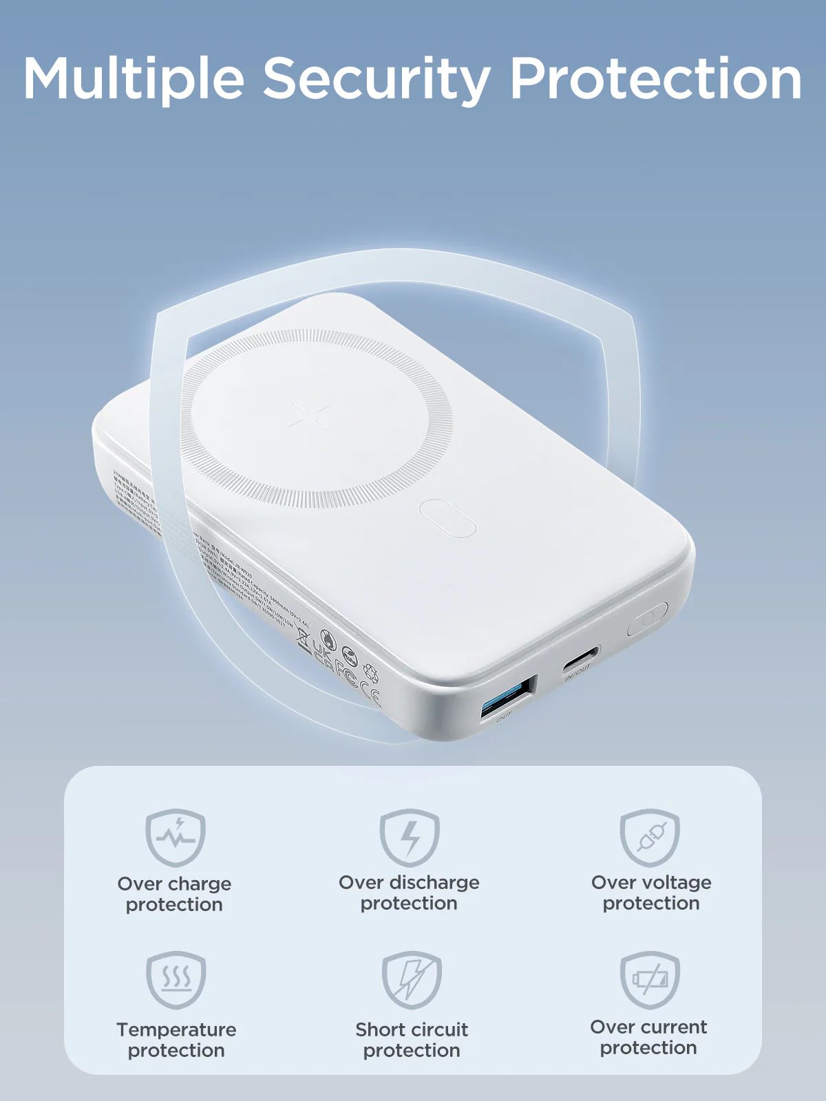 JOYROOM JR-W020 20W MINI MAGNETIC WIRELESS POWERBANK 10,000 MAH