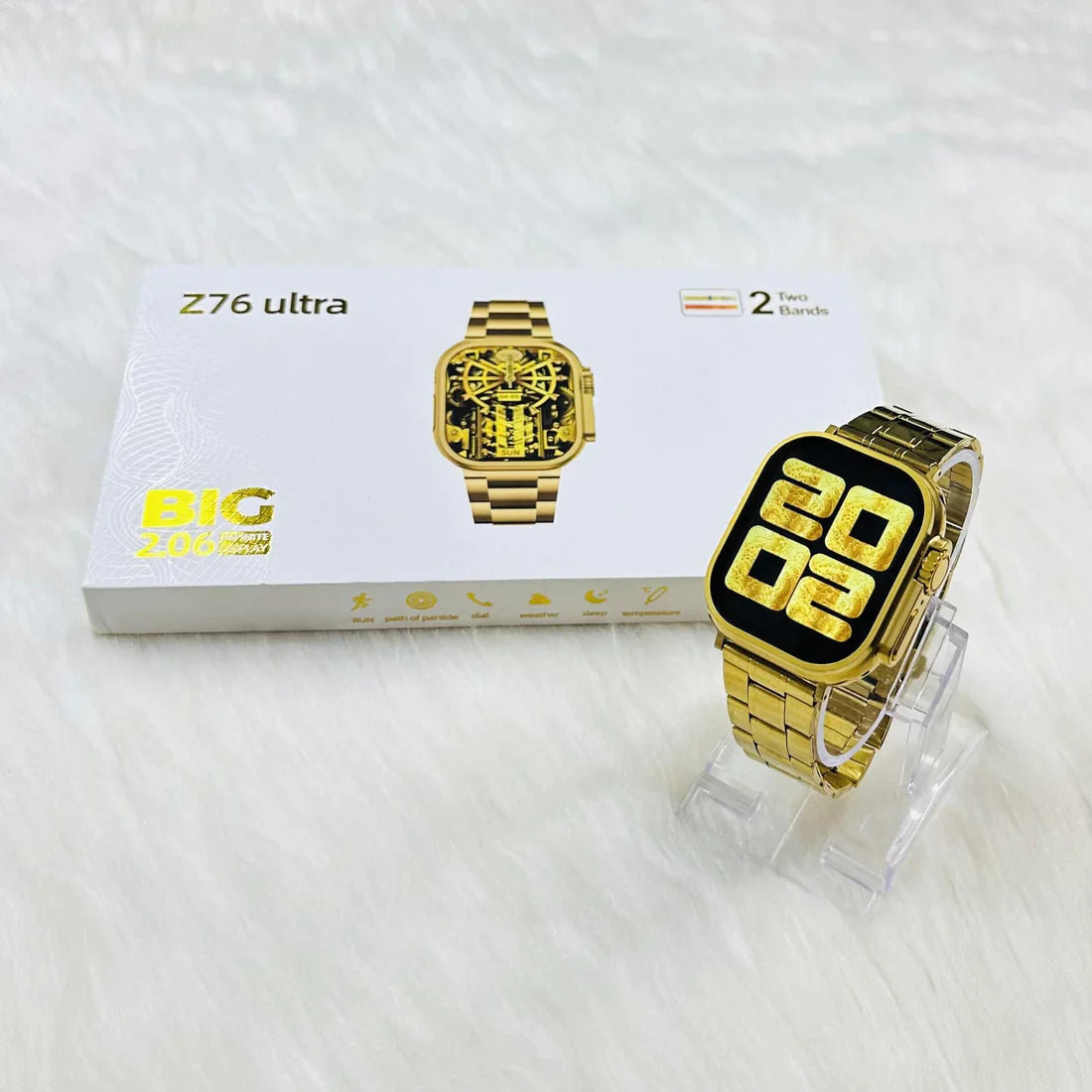 Z76 Ultra Gold Smart Watch