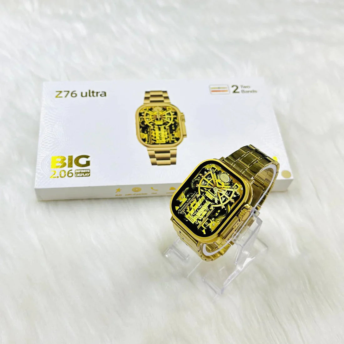 Z76 Ultra Gold Smart Watch